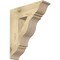 Ekena Millwork Funston Traditional Rough Sawn Bracket, Douglas Fir, 6"W x 22"D x 26"H BKT06X22X26FST01RDF - alternate 1